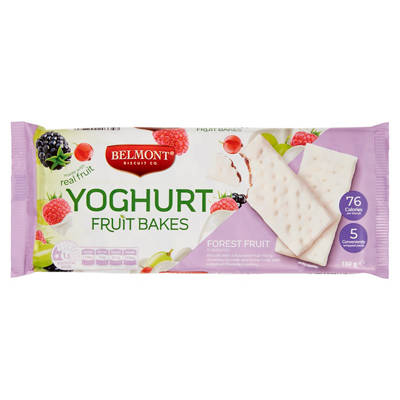 Forest Fruit Flavoured Yoghurt Fruit Bakes  180g
