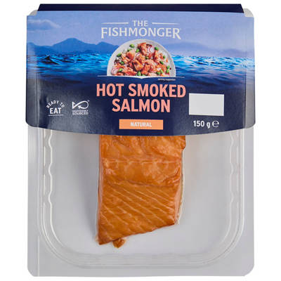 Natural Hot Smoked Salmon 150g