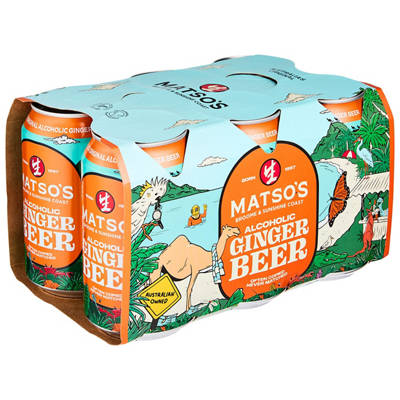 MATSO'S BROOME BREWERY Ginger Beer 6 Pack