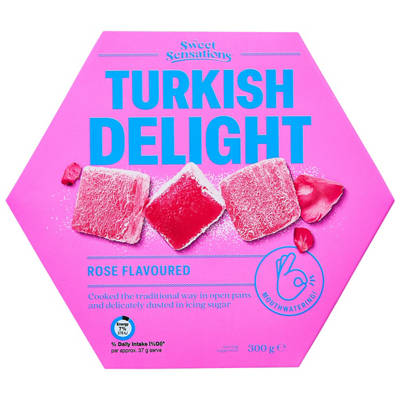 SWEET SENSATIONS Turkish Delight Rose 300g