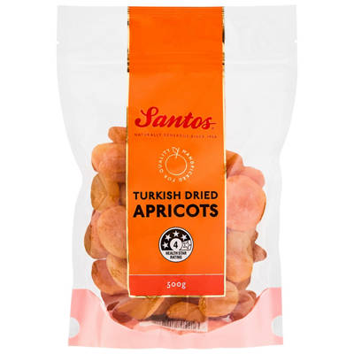 SANTOS Turkish Apricots 500g