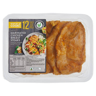 READY, SET…COOK! Marinated RSPCA Approved Chicken Breast Steaks