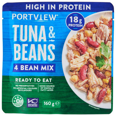 PORTVIEW Tuna With 4 Bean Mix 160g