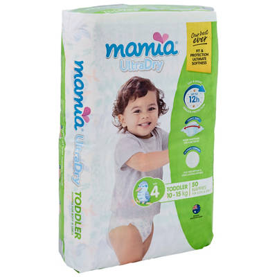 Size 4 Nappies 10-15kg 50pk