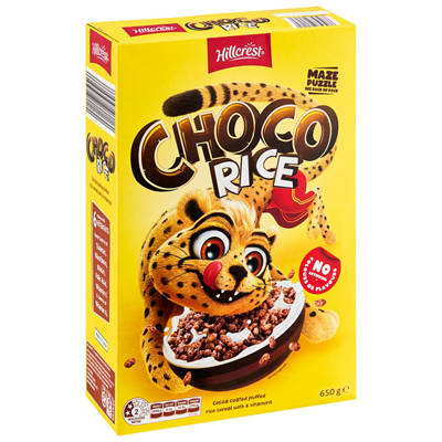 HILLCREST Choco Rice Cereal 650g
