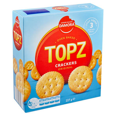 DAMORA Topz Original Crackers 227g