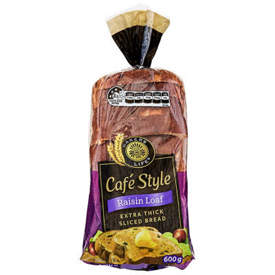 Café Style Raisin Loaf 600g
