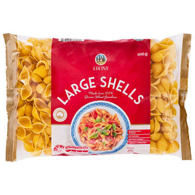 Pasta Large Shells 500g