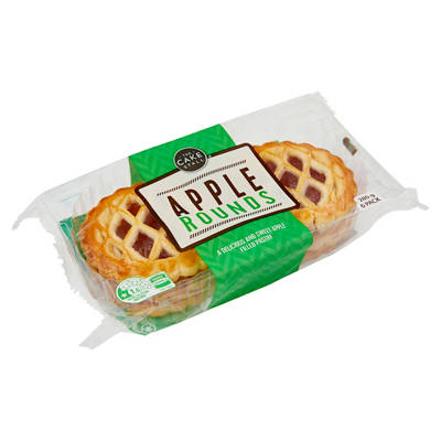 THE CAKE STALL Apple Rounds 6 Pack 280g