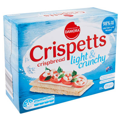 DAMORA Crispetts Crispbread 125g