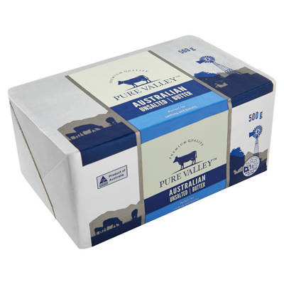 PURE VALLEY Unsalted Butter 500g