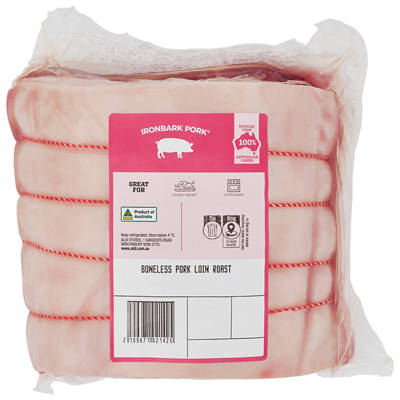 IRONBARK PORK Boneless Pork Loin Roast