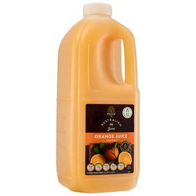 PICKD 100% Orange Pulp Juice 2L