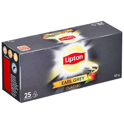 LIPTON Earl Grey Tea 25 Bags 50g, 50g — Aldi
