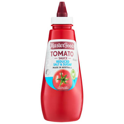 Sugar & Salt Reduced Tomato Sauce 475ml