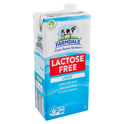 FARMDALE Lactose Free Light Long Life Milk 1L