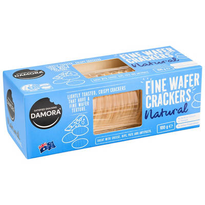 DAMORA Fine Wafer Crackers Natural 100g