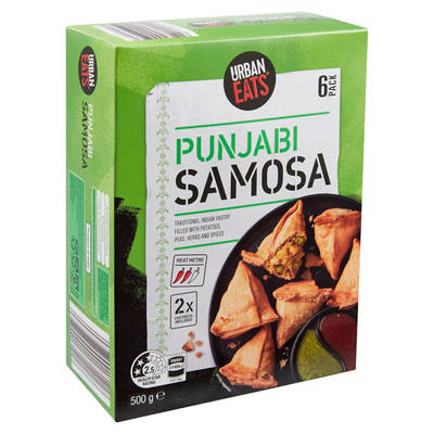 URBAN EATS Punjabi Samosa 6 Pack 500g