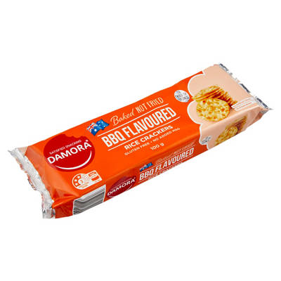 DAMORA Rice Crackers BBQ 100g