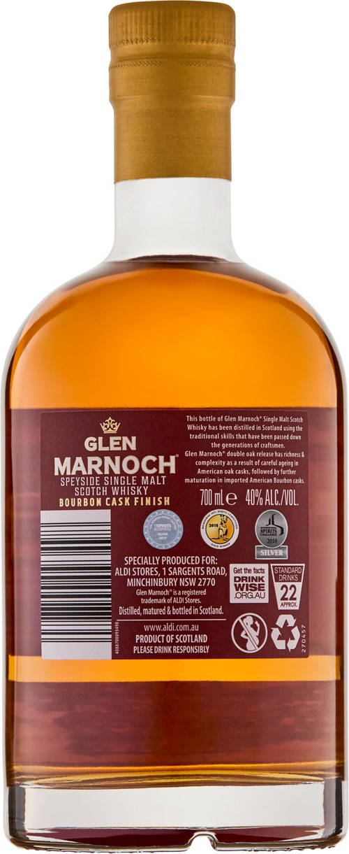 Front shot 3, Bourbon Cask Whisky 700ml