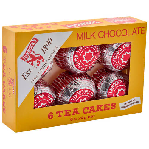 Tea Cakes 6 Pack 144g Product Image Front shot 01