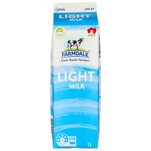 Front shot 2, Light Milk 1L