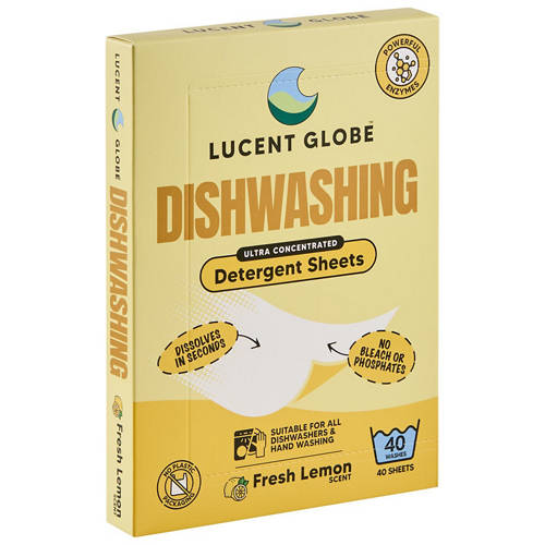 Dishwashing and Laundry Sheets 40 Pack Product Image Front shot 01