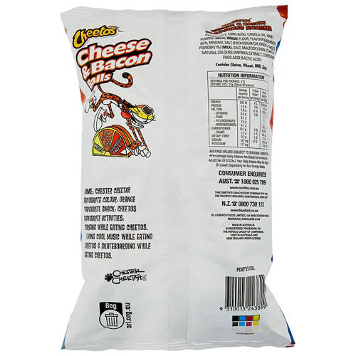 Front shot 2, Cheese & Bacon Balls 190g