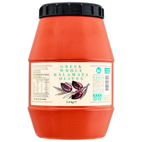 Front shot 2, KI Kalamata Olives 3.4kg