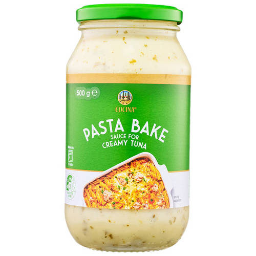 Front shot 2, Pasta Bake Creamy Tuna Sauce 500g