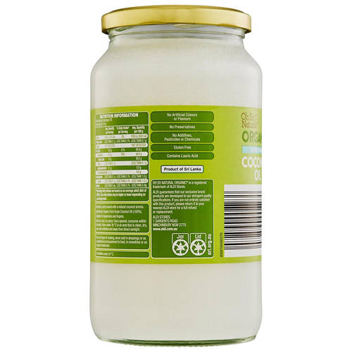 Front shot 3, Extra Virgin Coconut Oil 900g.