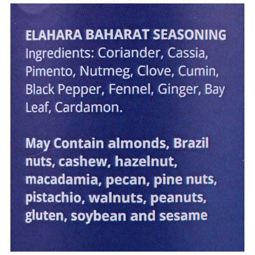 Ingredients 1, Spice Blends Baharat 7 Spice 100g