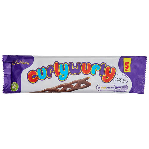 Curly Wurly 5 Pack 107.5g Product Image Front shot 01