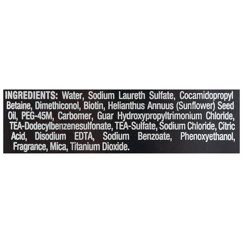 Ingredients 1, Longer & Stronger Shampoo 700ml