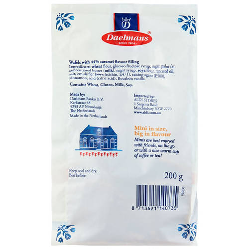 Front shot 3, Mini Stroopwafels 200g