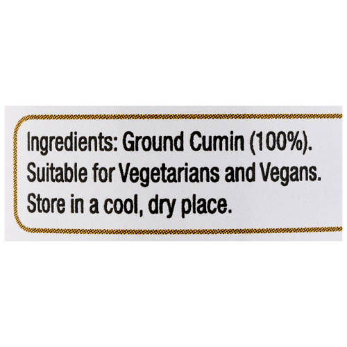 Ingredients 1, Cumin Ground 46g