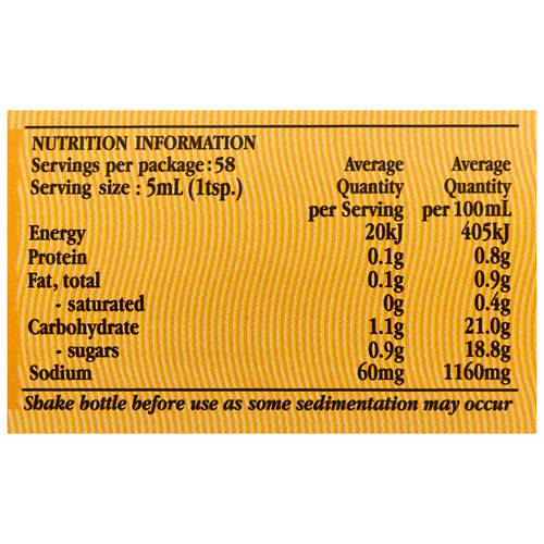 Nutrients 1, Worcestershire Sauce 290ml