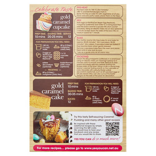 Front shot 3, Gluten Free Cupcake Mix 450g