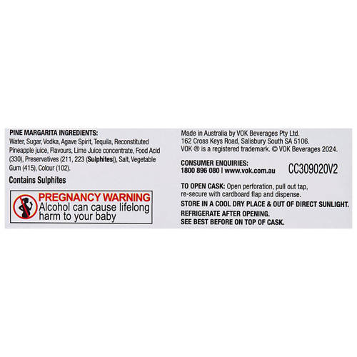 Nutrients 1, Pine Margarita 2L