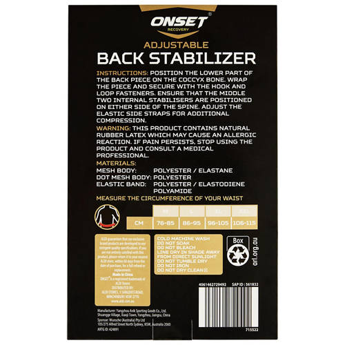 Front shot 4, Back Stabiliser