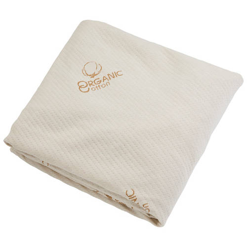 Organic Cotton Waterproof Mattress Protector - Queen Size Product Image Front shot 01