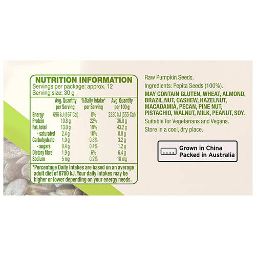 Nutrients 1, Pepita Seeds 350g