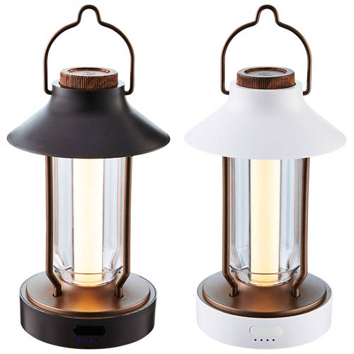 Group 1, LED Table Lantern Rechargeable
