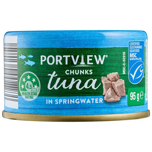 Front shot 2, Tuna Chunks in Springwater 95g