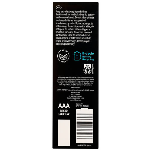 Front shot 2, AAA Batteries 14 Pack