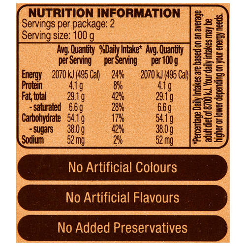 Nutrients 1, Hazelnut Choc Mousse 2 Pack