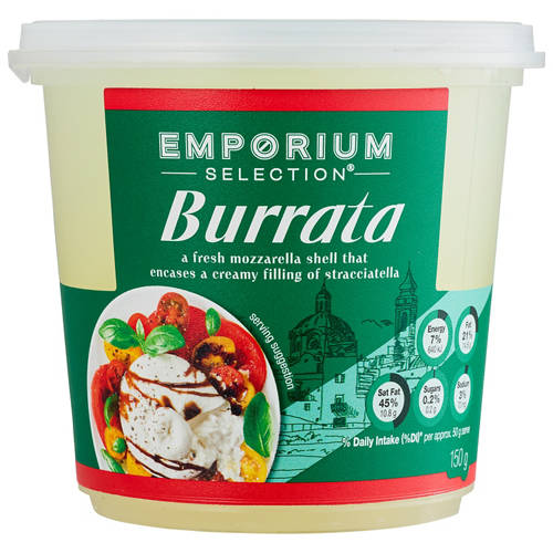 Front shot 2, Burrata 150g