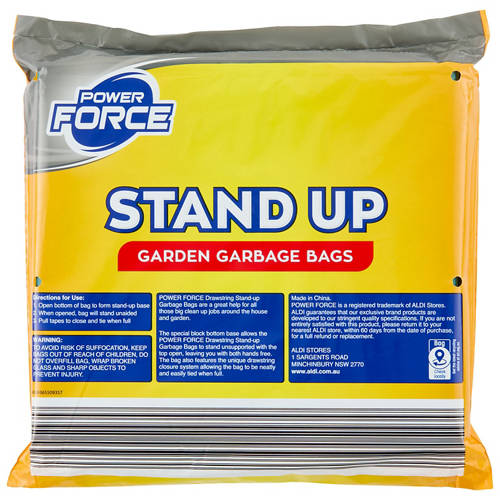 Front shot 2, Garden Garbage Bags 3 Pack