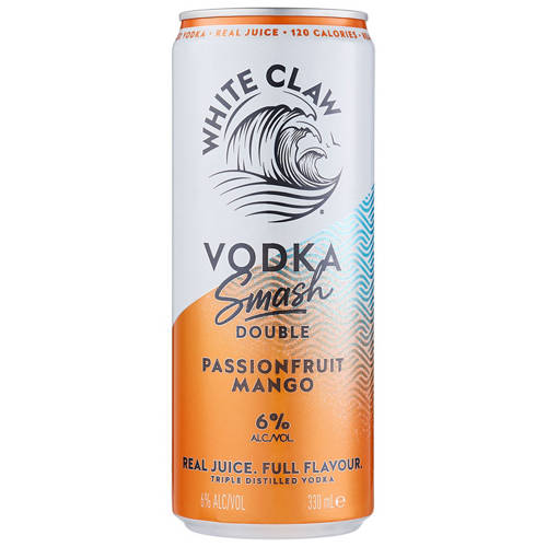 Front shot 3, Vodka Smash Passionfruit Mango 4 Pack 330ml