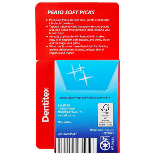 Front shot 3, Interdental Perio Soft Picks 30 Pack